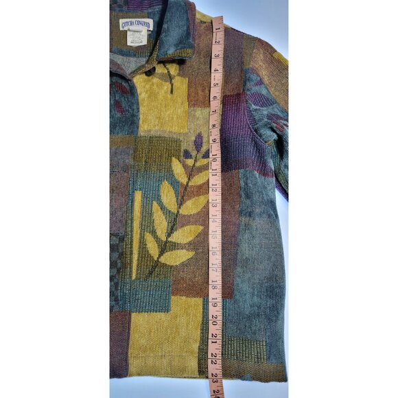 Gotcha Covered Vintage Denim Jacket Womens Medium- Floral design - Picture 12 of 13